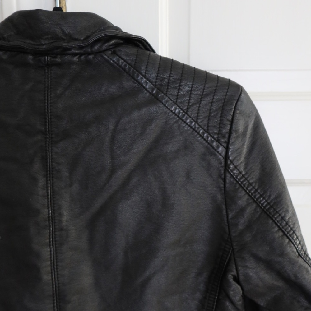 Free People Vegan Leather Moto Jacket - Picture 3 of 5